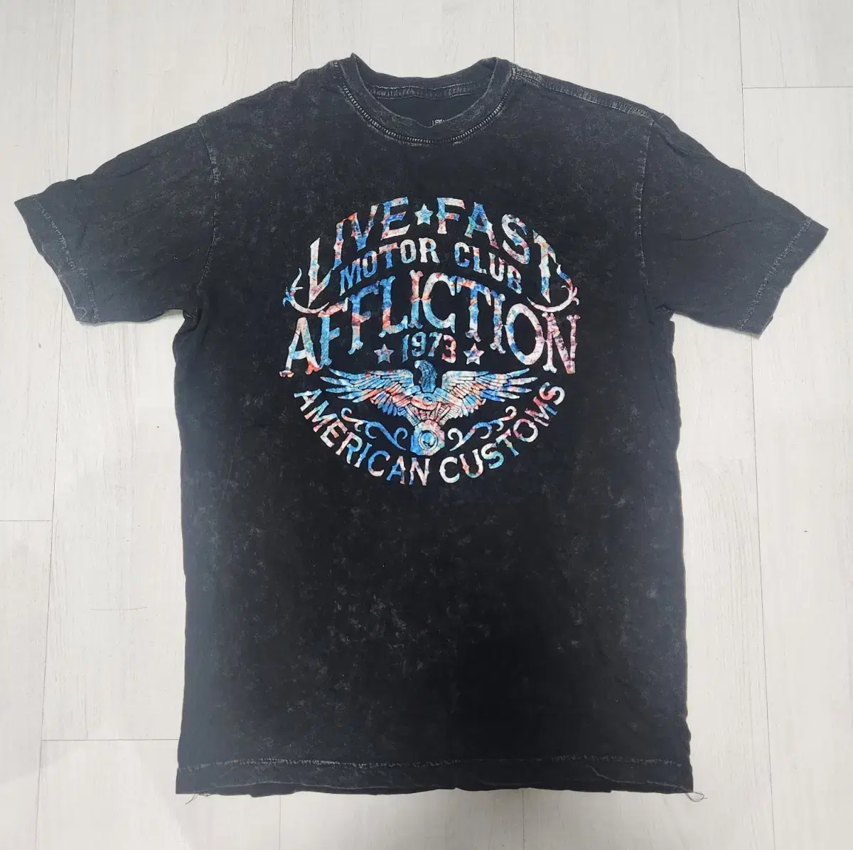 Affliction affliction S size short sleeve t-shirt motor club sells.