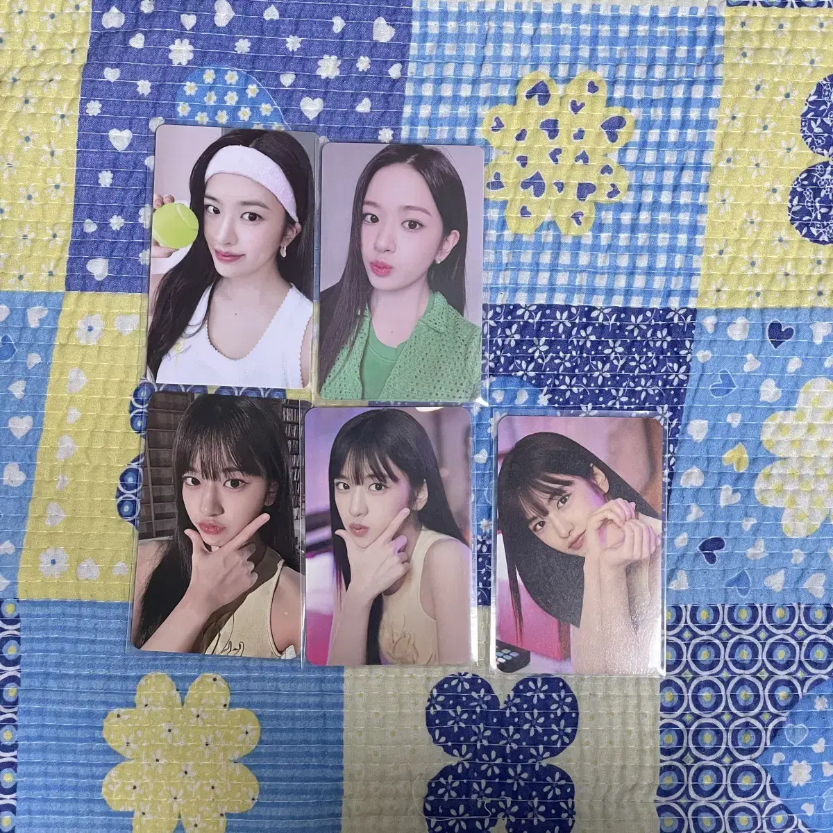 Ive ahn yujin papa johns cornbeard tea photocard bulk yangdeer