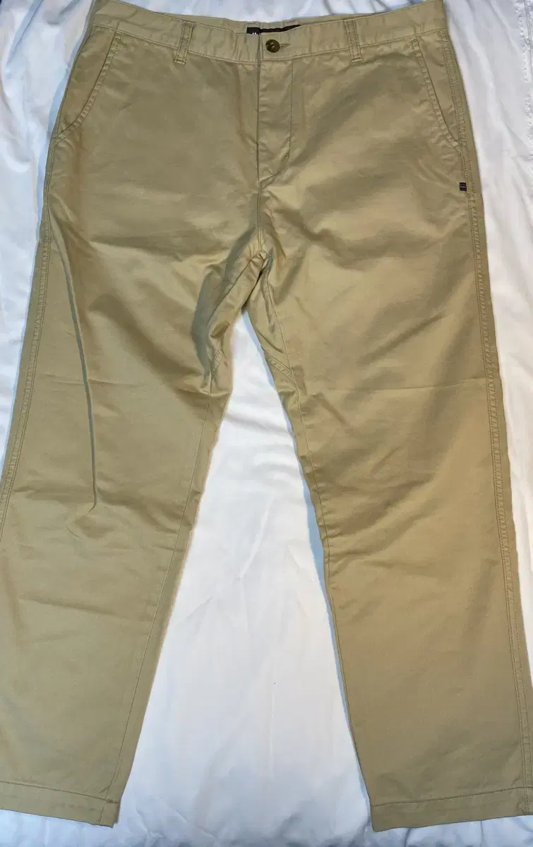 [L]This is Never That Cotton Beige Pants / Cotton Pants