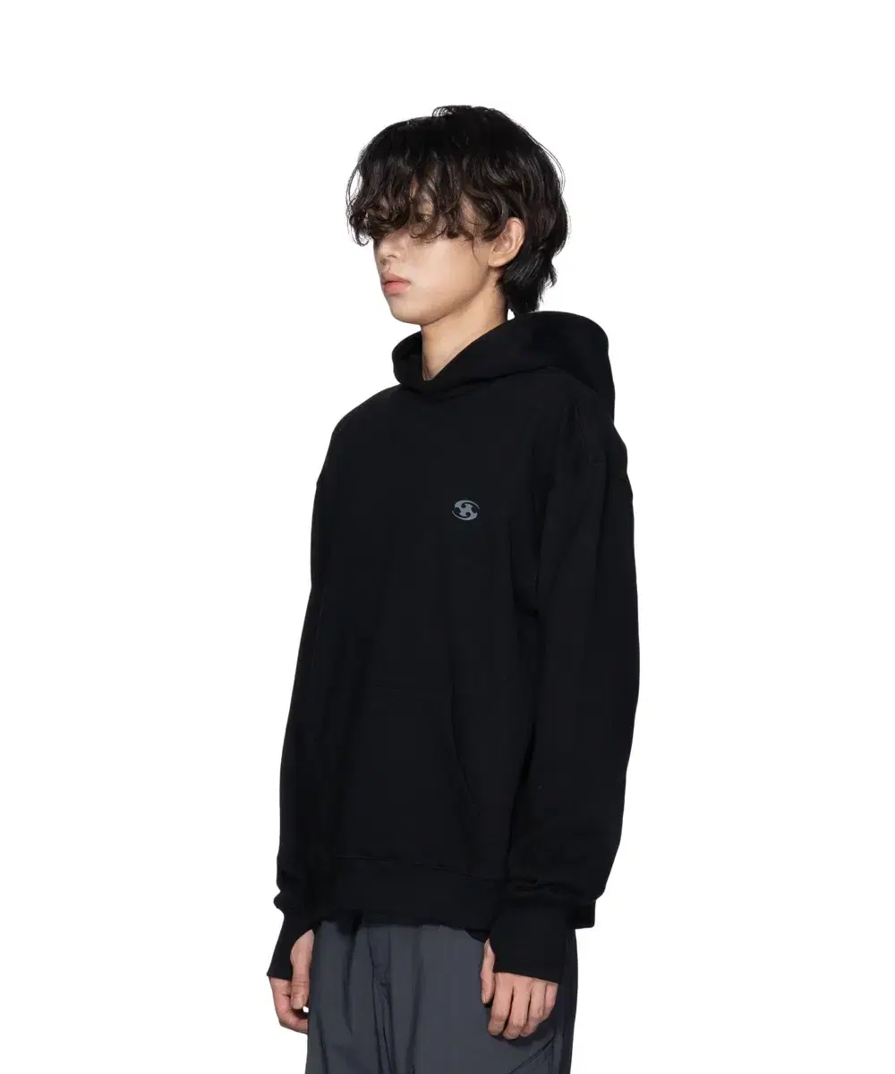 San San Gear 23FW Basic Logo Hoodie Black 1 size