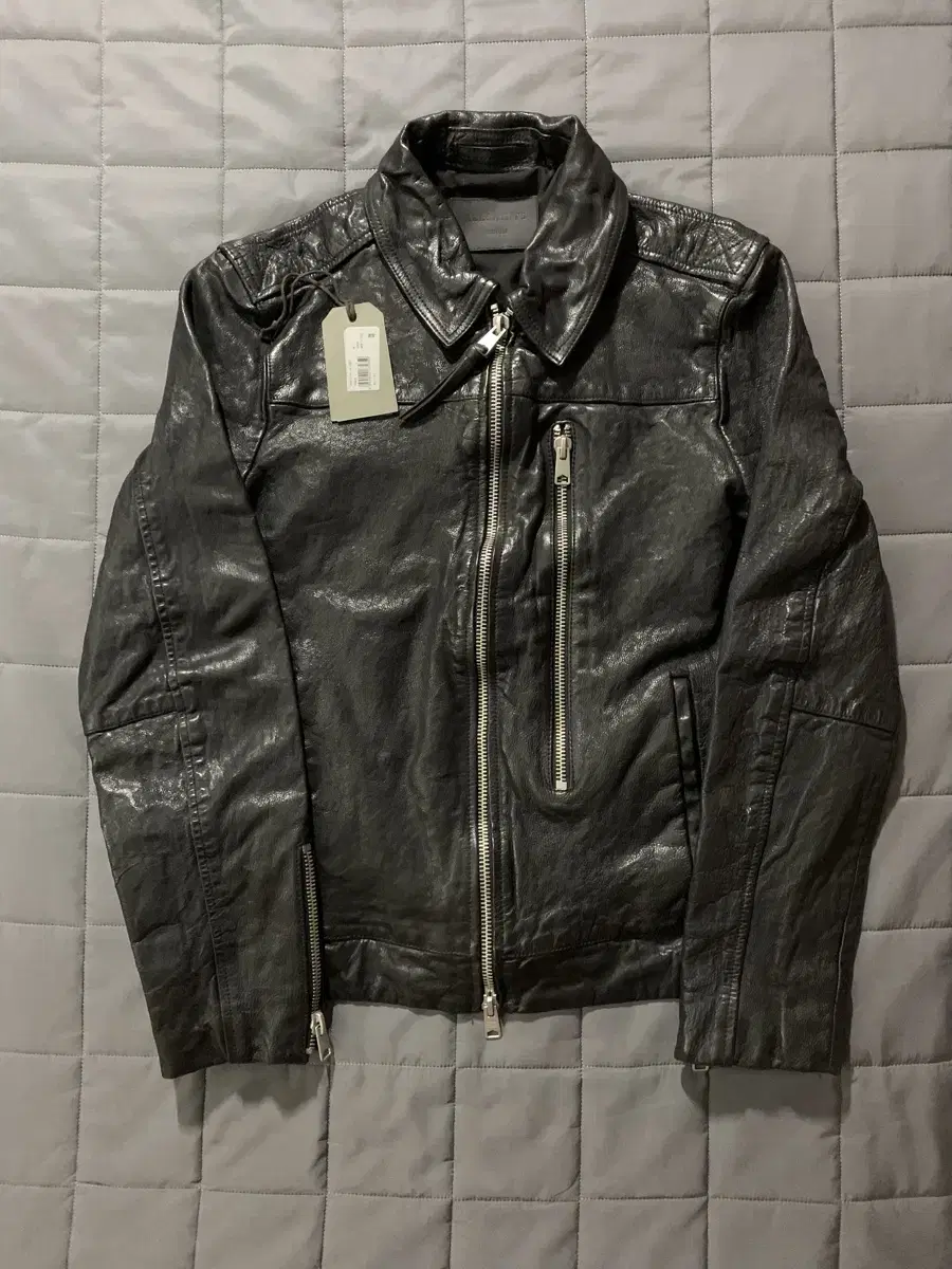 All Saints Swaddin Leather Jacket