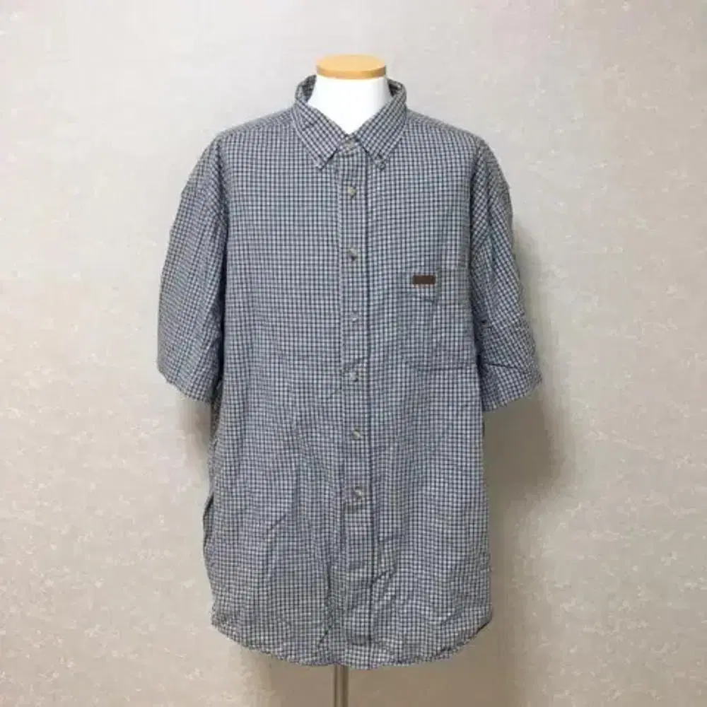 2XL 칼하트 체크 반팔 셔츠. Carhartt (c16)