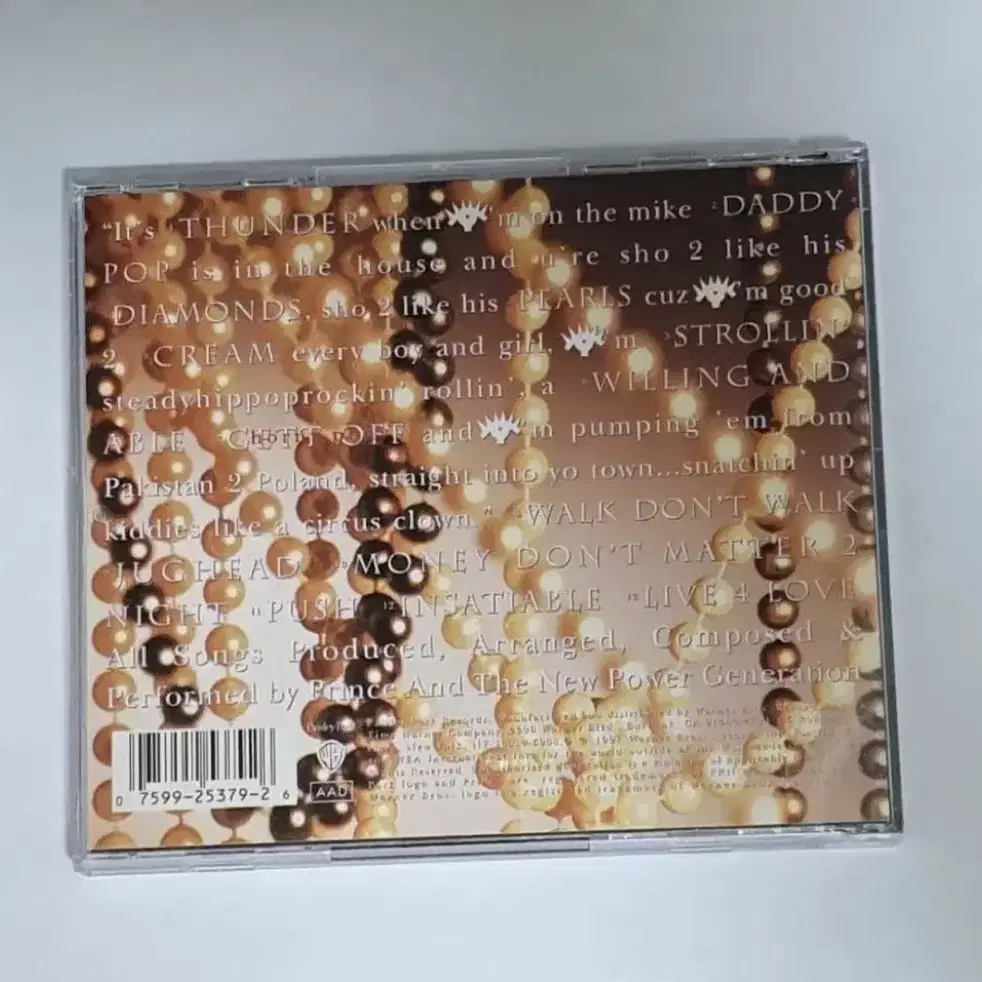 프린스 Diamonds And Pearls 앨범 시디 CD