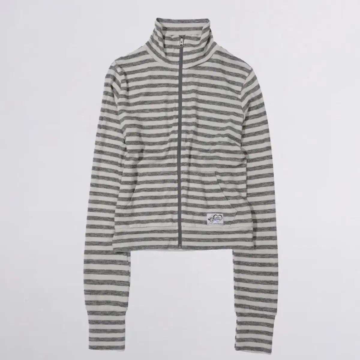 스컬프터 Light Weight Striped Jersey Gray