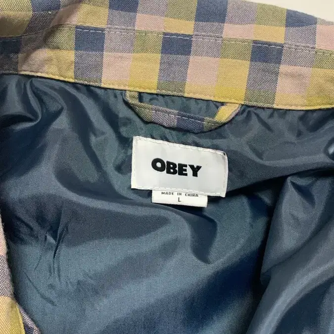 Obey checkered jacket