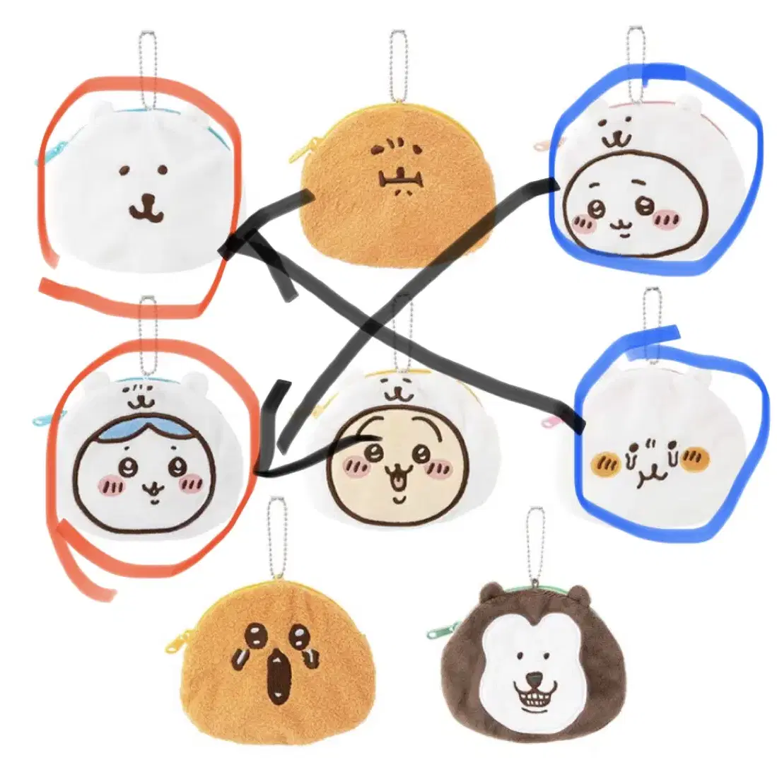 나가노마켓 농담곰 파우치 교환 하치와레 치이카와