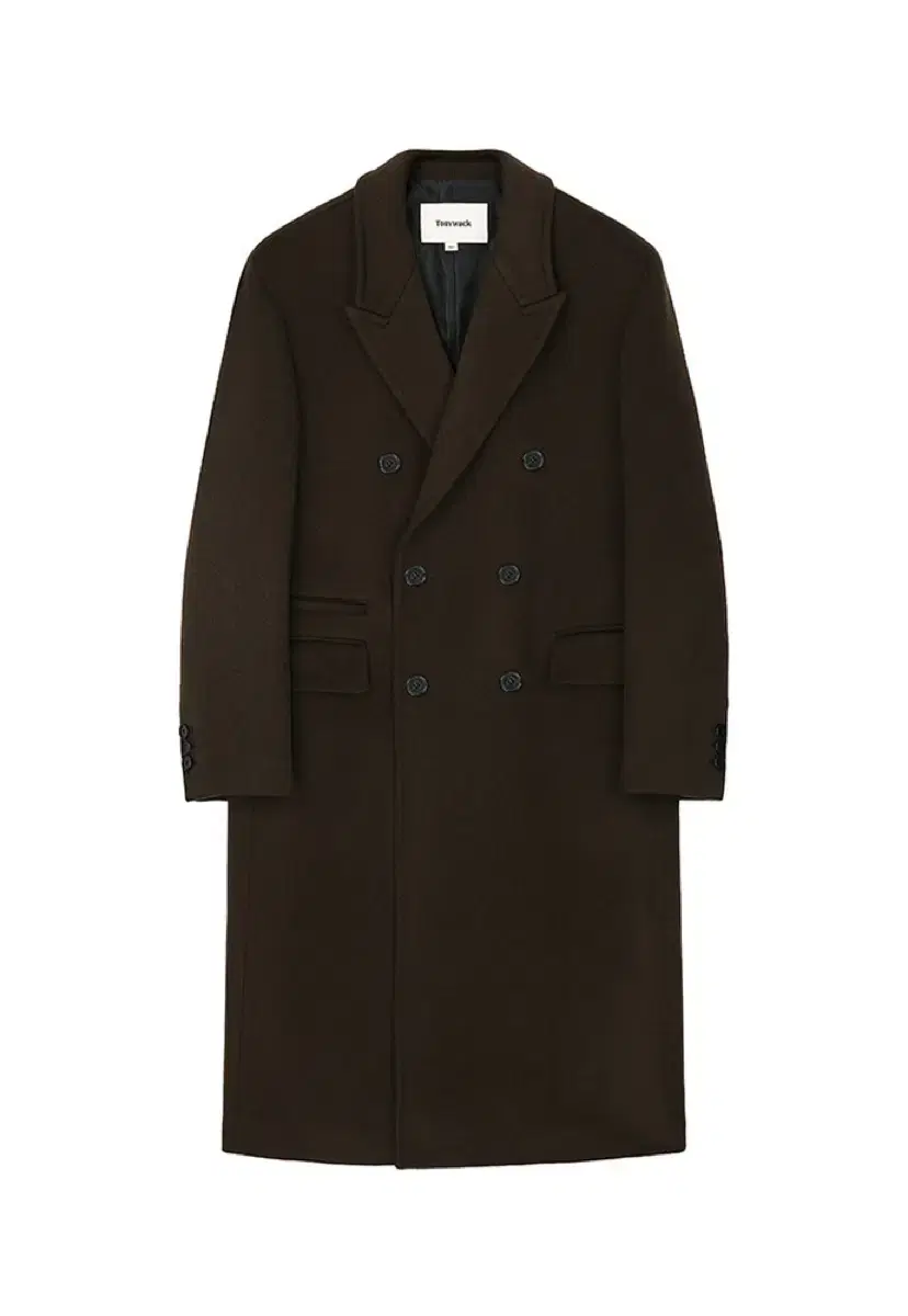 Tony Weck / 22FW Cashmere Double Chesterfield Coat Dark Brown / S