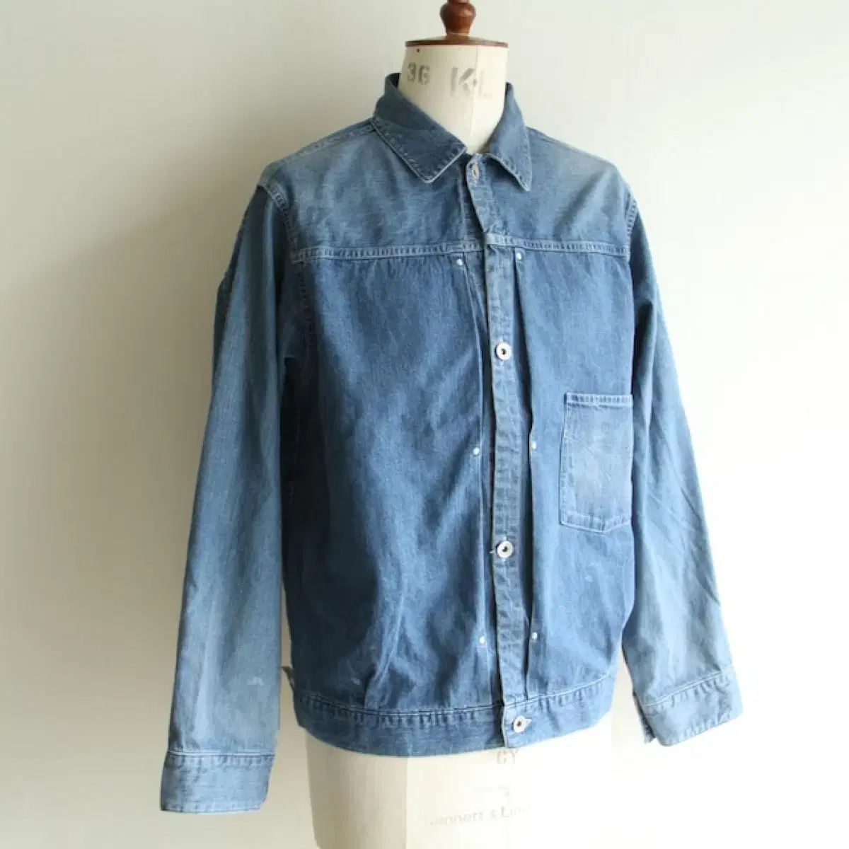 마티앤선즈 light oz denim blouse