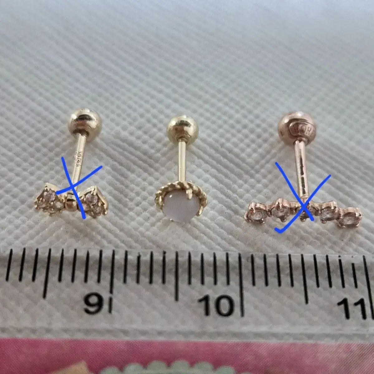 14k 피어싱 바6mm