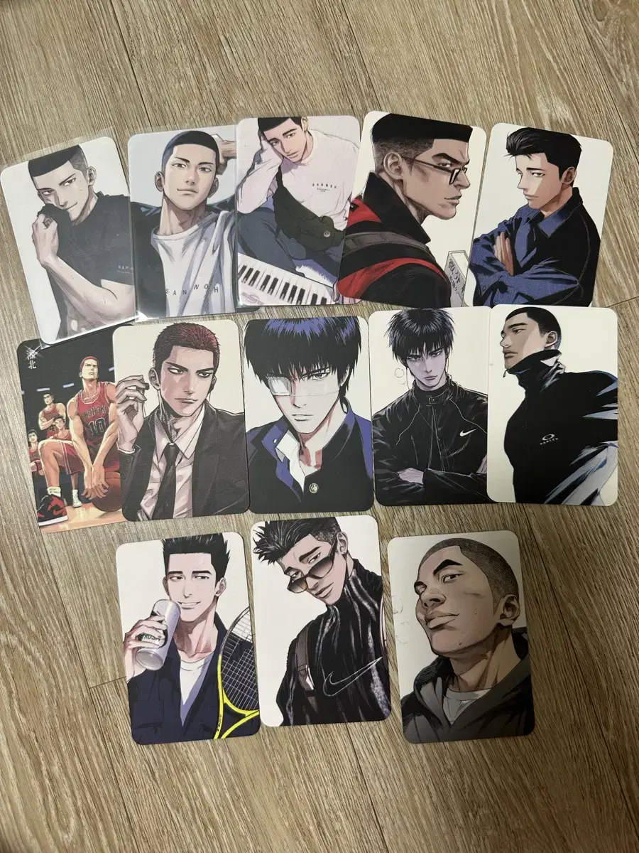 SLAM DUNK taeyang jung woosung Lee Myung-heon Seo Tae-woong Kang Baekho Yoon Dae-hyup photocard kard