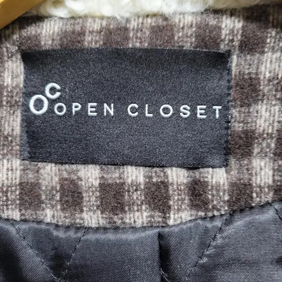 OPEN CNOLSET 체크코트