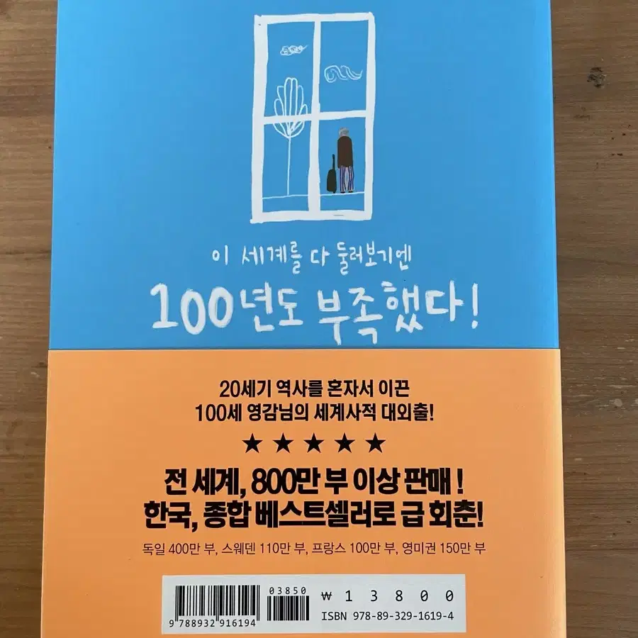 창문 넘어 도망친 100세 노인 - 요나스 요나손