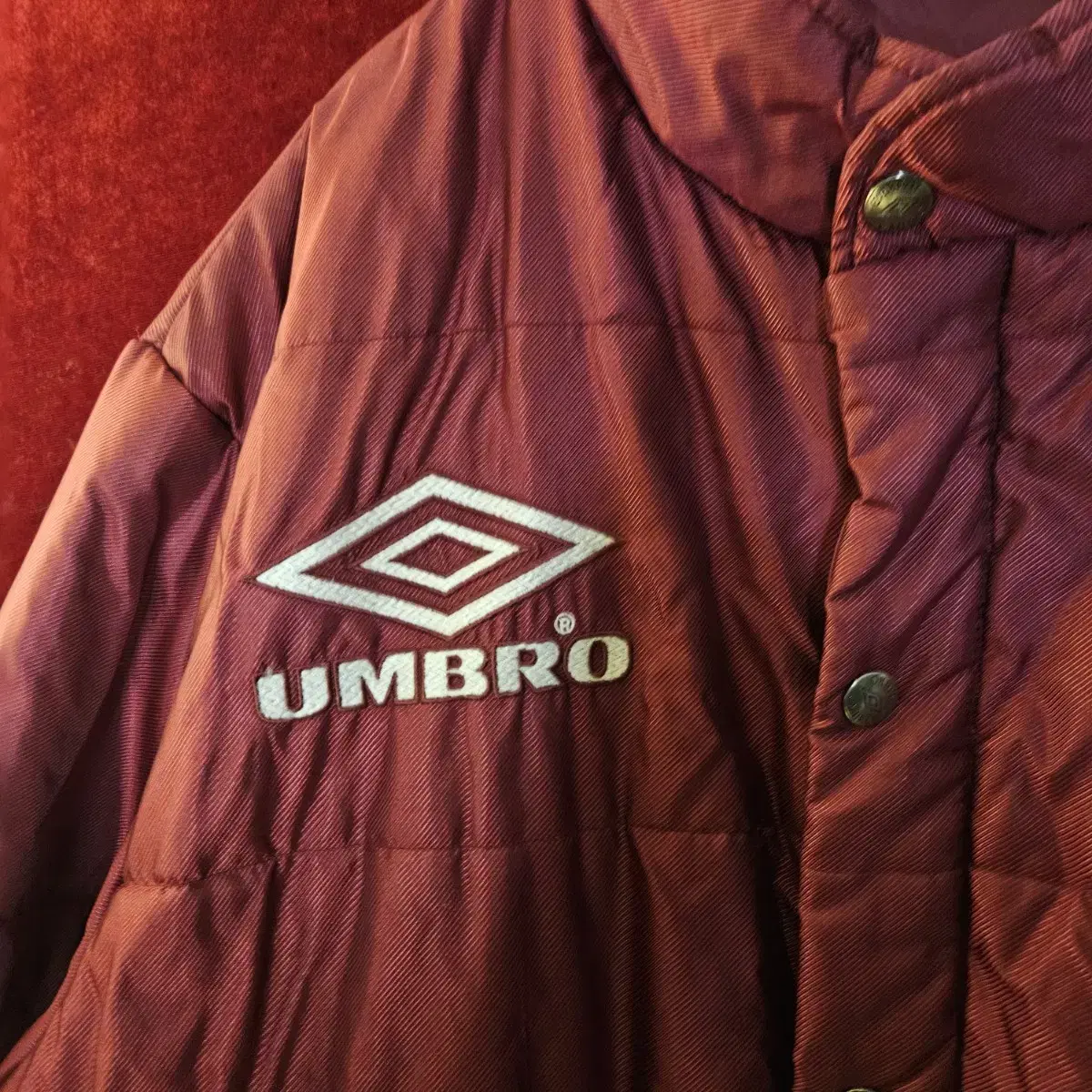 엄브로(UMBRO) 트레이너 윈터 풋볼 자켓  L size