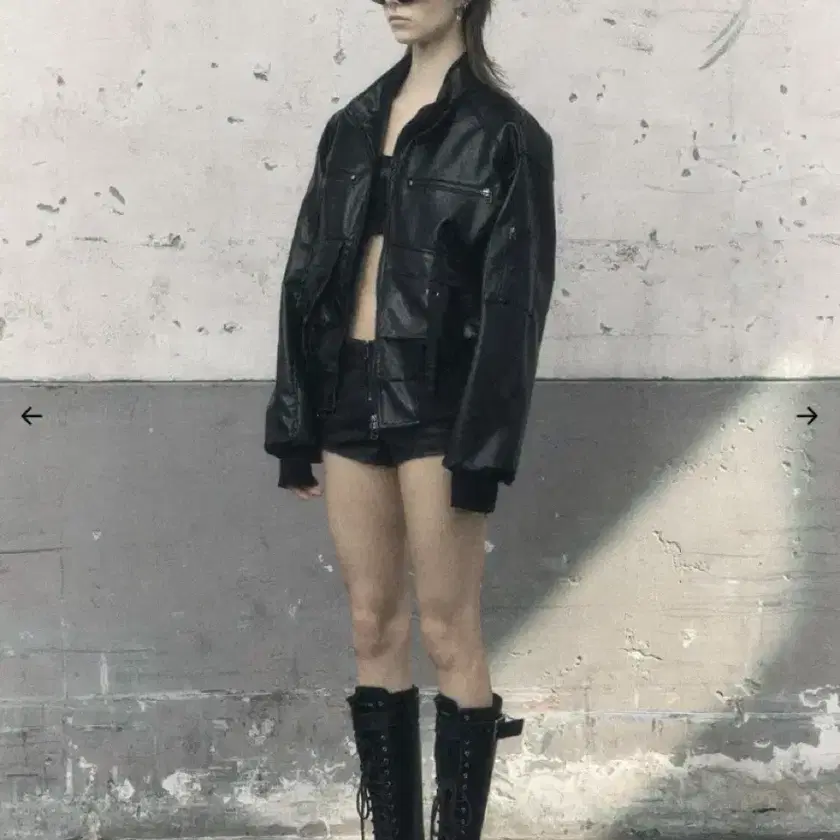 ジャケット・アウター Bohemian seoul leather blouson jumper BOHEMIAN SEOUL | 보헤미안서울 Bohemian Seoul High-Neck