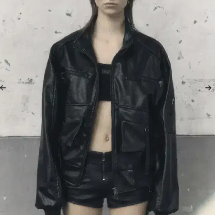 ジャケット・アウター Bohemian seoul leather blouson jumper BOHEMIAN SEOUL | 보헤미안서울 Bohemian Seoul High-Neck