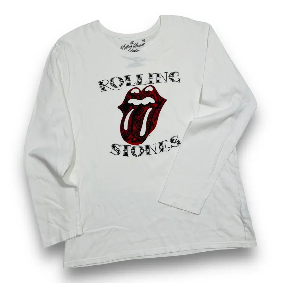 Rolling Stones 2014s cignature Tattoo Logo Vintage Long Sleeve