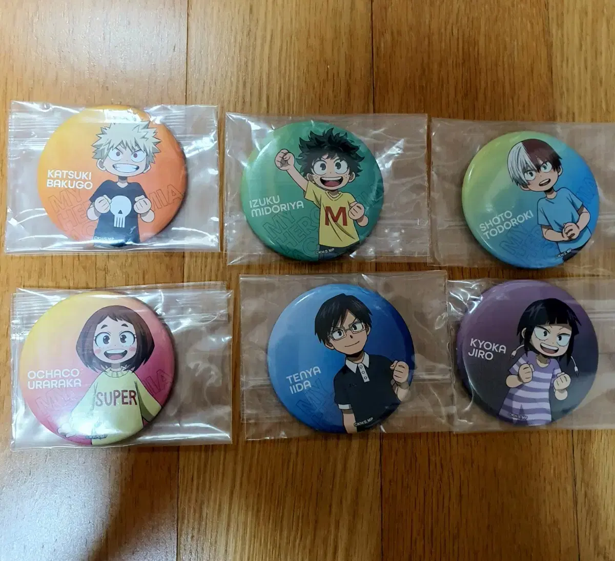 Bulk) 6 types of Hiroaka childhood can badges