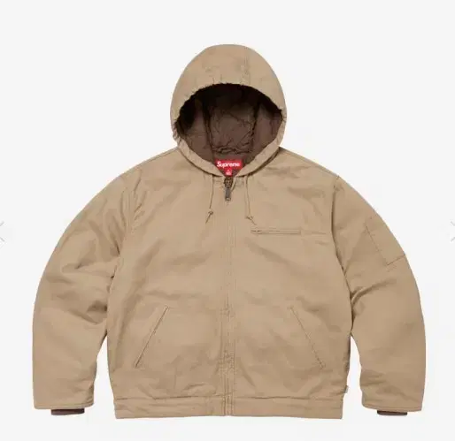 Supreme Thresher Hooded Work Jacket Tan