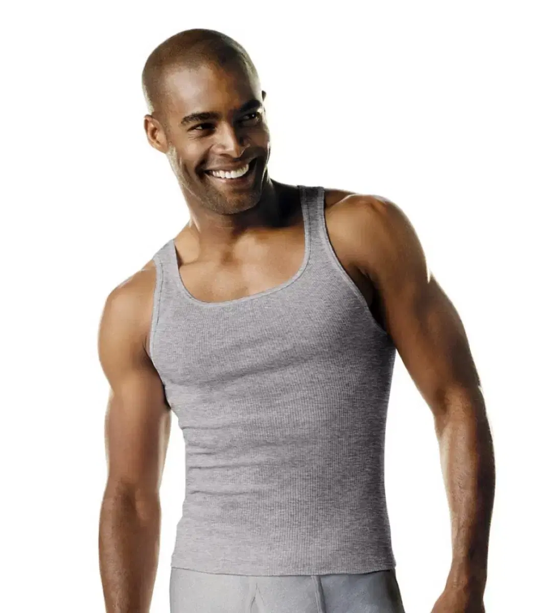 Haines Sleeveless Gray M 2 New