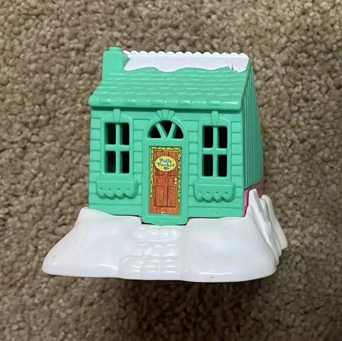 1995 McDonald's Happy Meal Christmas limited edition chalet cottage vintage polypockets