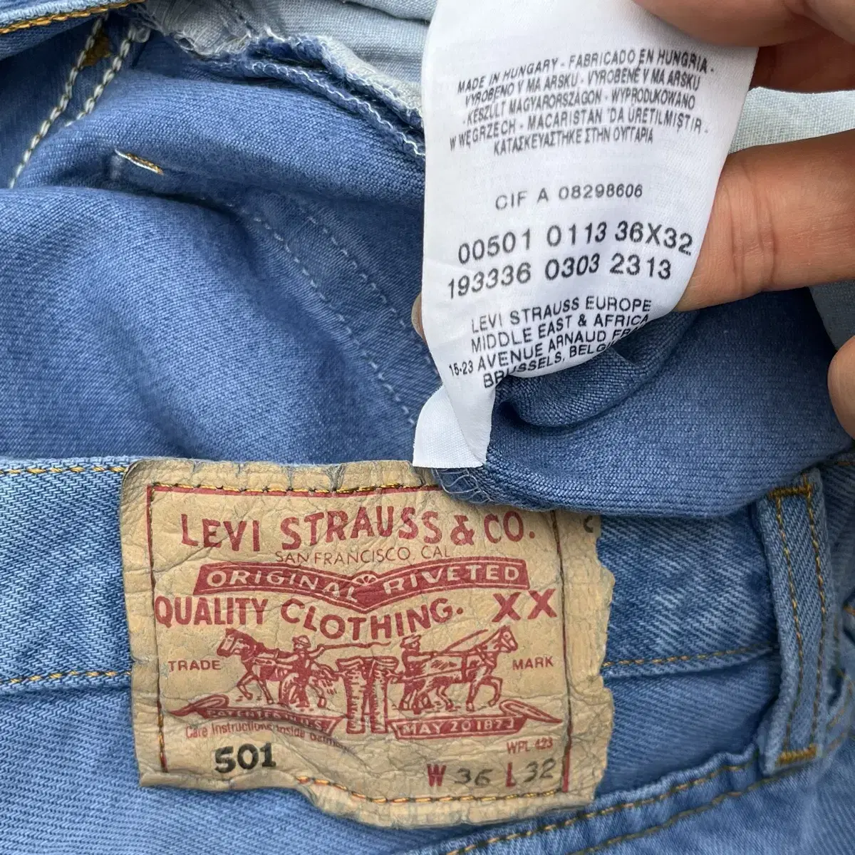 00s Levis501 블루진 (35)