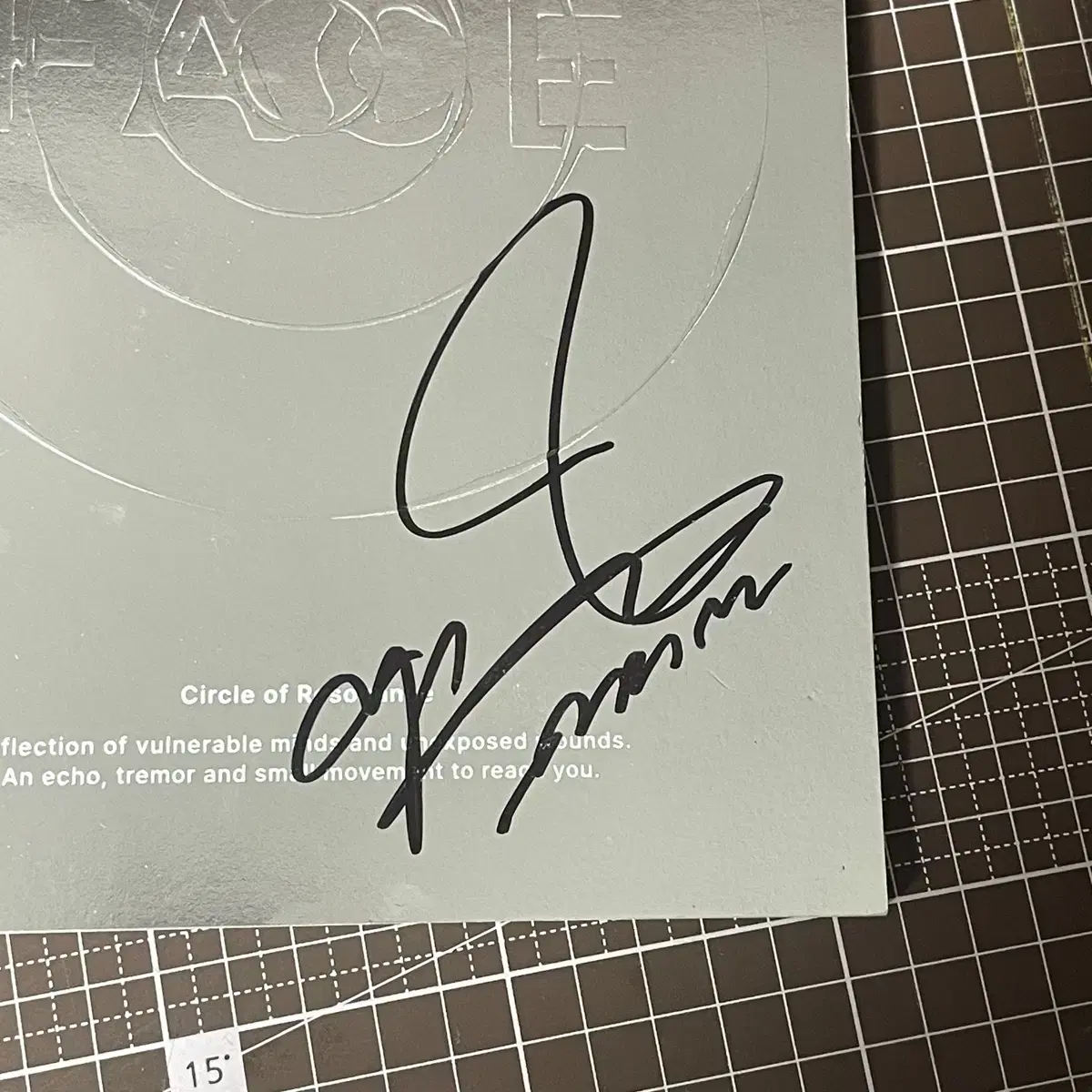 bangtan jimin bts FACE non-sale album autographed by me