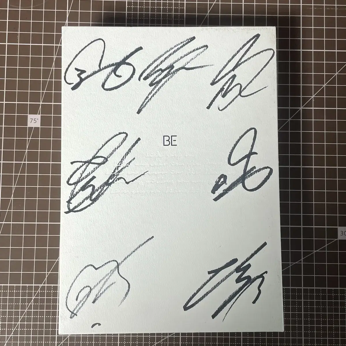 BTS bangtan BE autographed non-sale albums