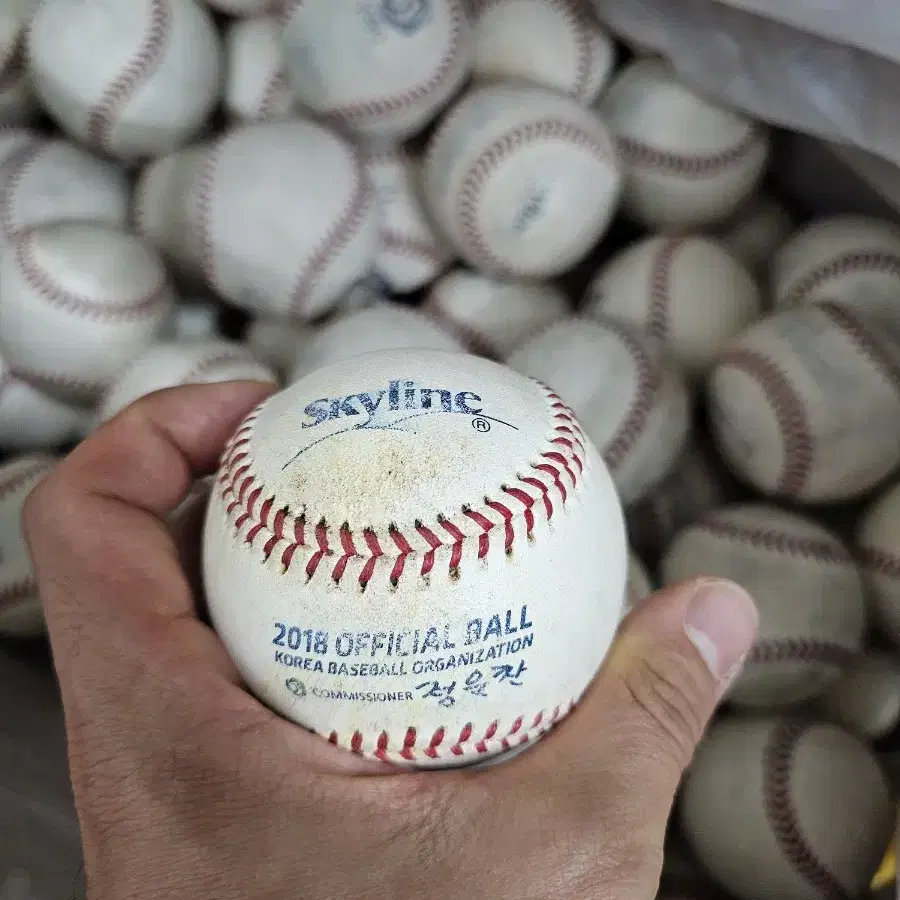 프로야구 공식 야구공 펑고 KBO 연습구 공인구 연습공 중고 야구볼