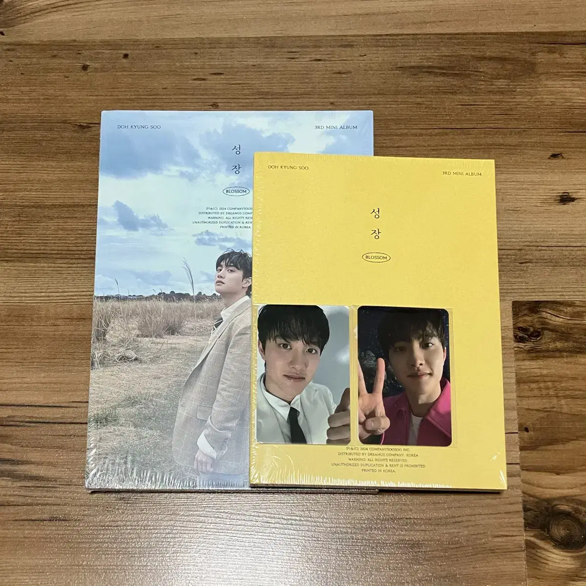 (unsealed set/below cost) do kyungsoo 3-growth yes24 pre-order benefit exo d.o.