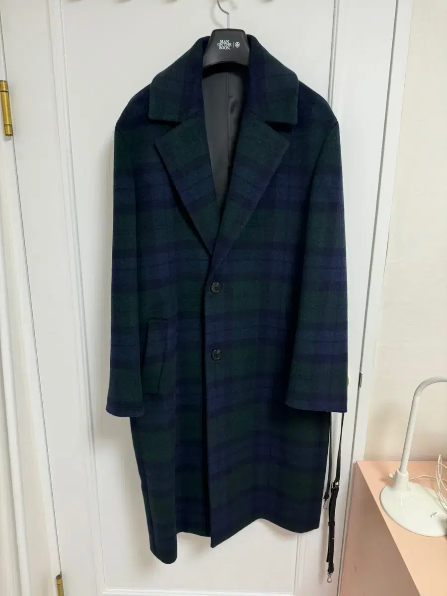 Man-on-the-Boone Tartan Check Coat size 52