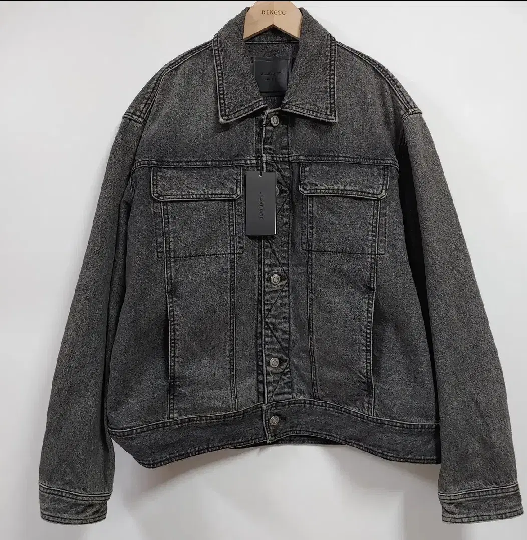 Jil Stuart Regular Fit Gray Denim Jacket FW22