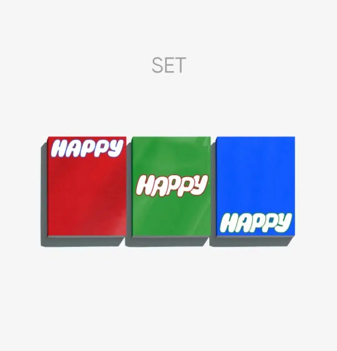 BTS jin happy album 3-piece set unsealed