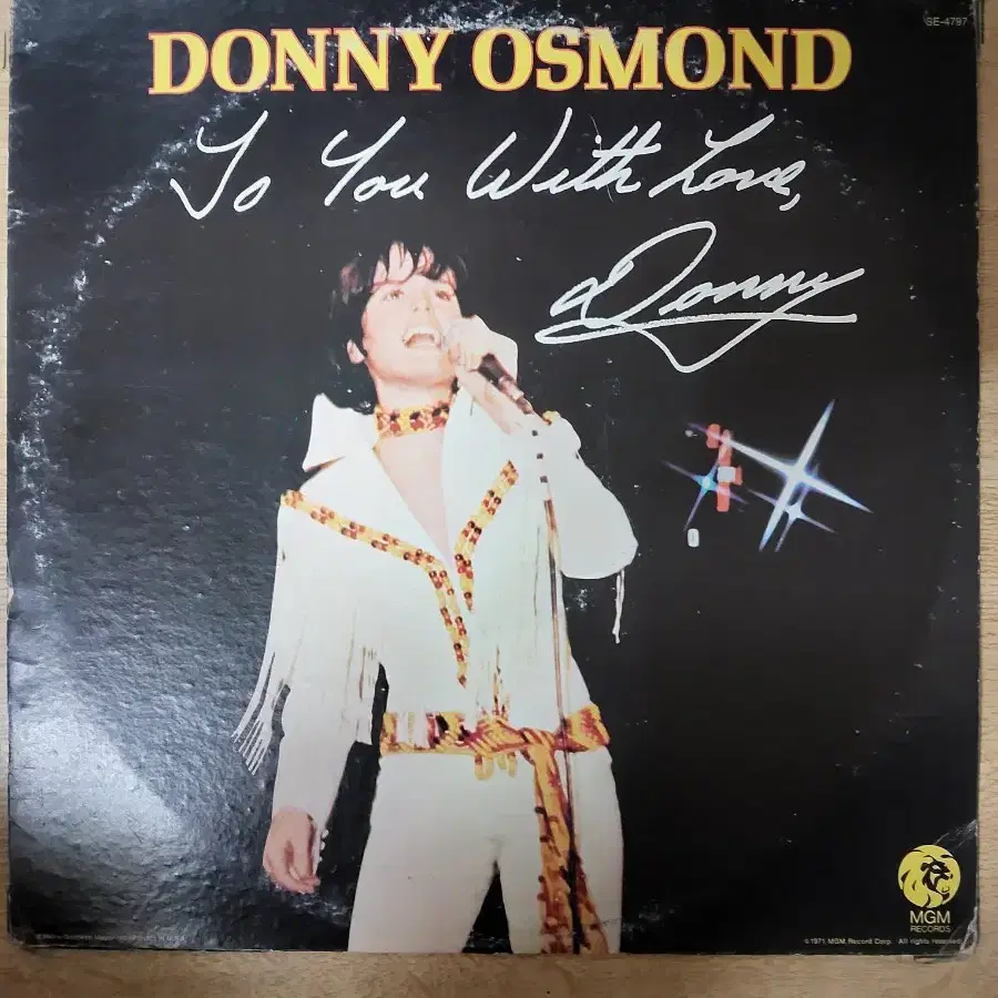 DONNY OSMOND 음반 t (LP 턴테이블 오디오 앰프