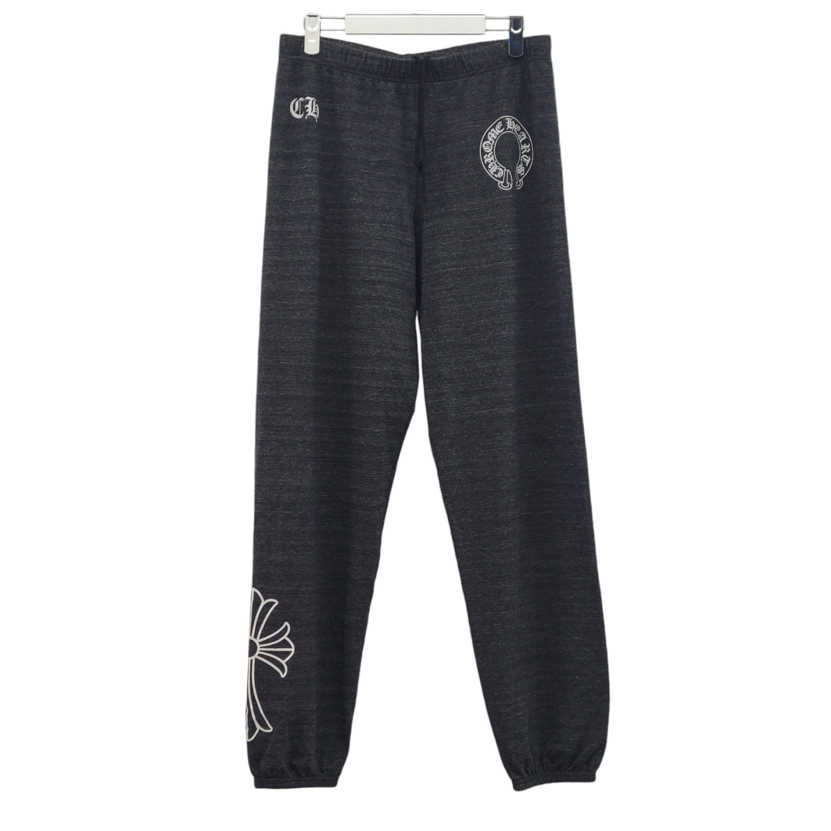 [L] Unused Chrome Hearts Cross Print Sweatpants HRA102805