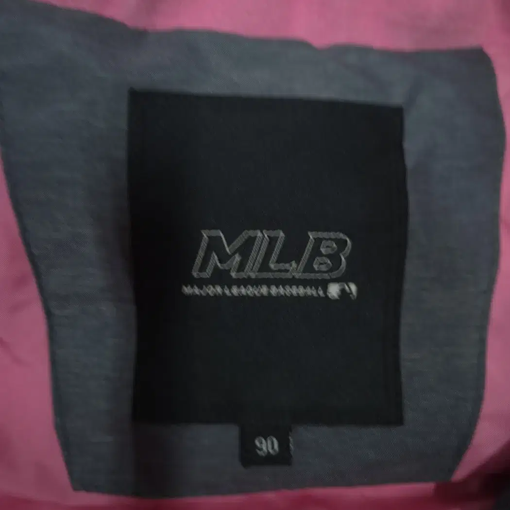 WT1685 MLB 여성66사이즈 핑크 니트 패딩 조끼