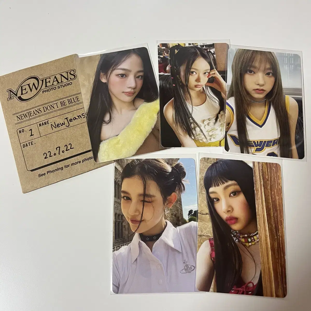 New Jeans Attention Vol. 1 Bag photocard bulk minji hanni haerin danielle Hyein