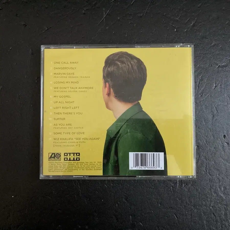 찰리푸스-Nine Track Mind+친필싸인카드 CD