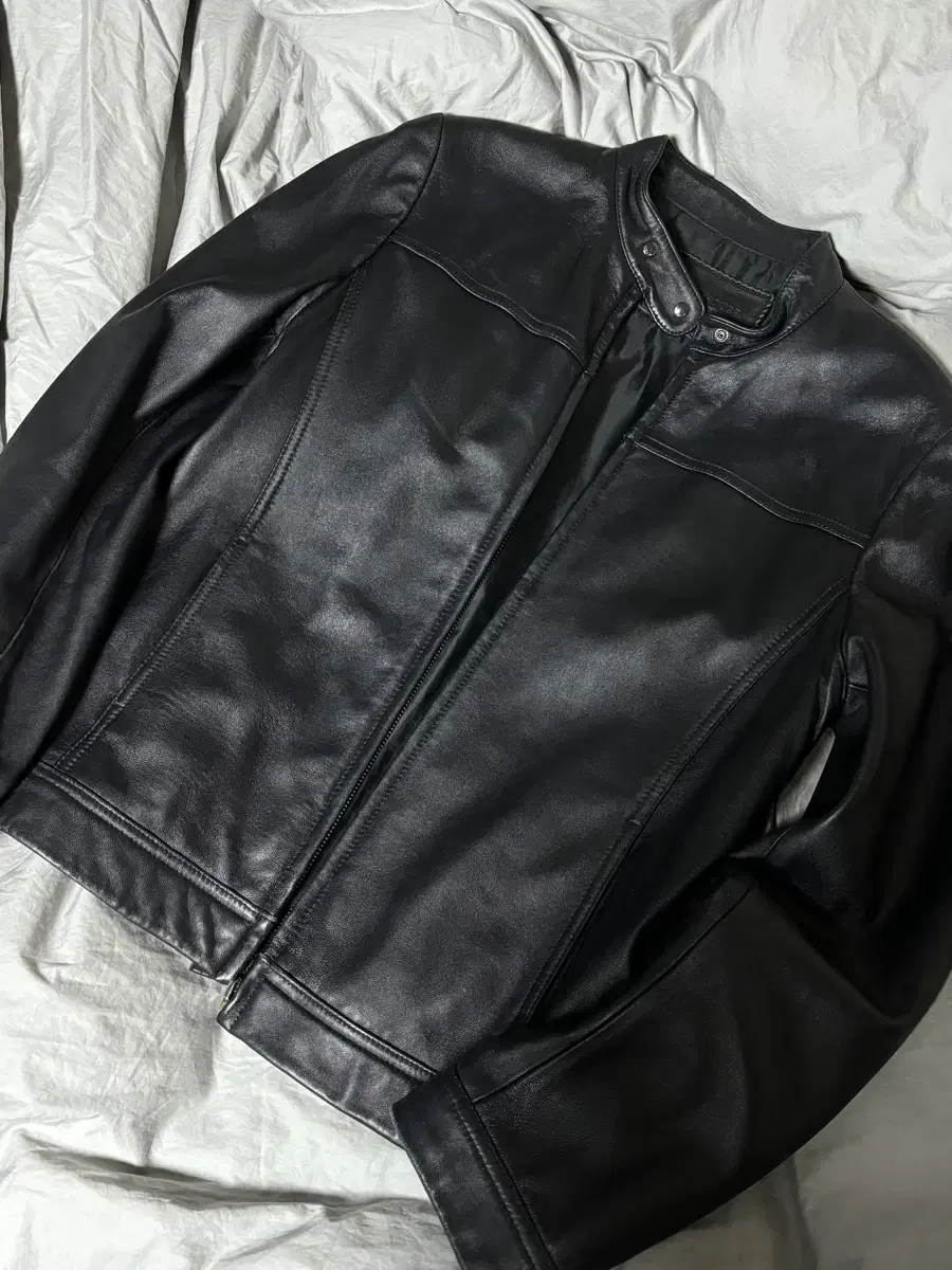 Vintage Sheepskin Leather Jacket