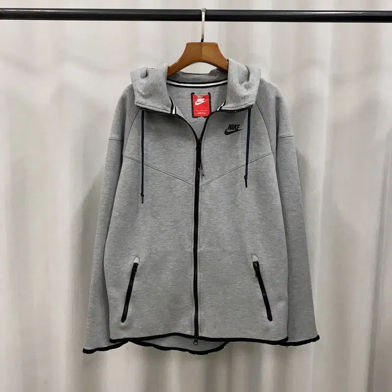 Nike Techpack Grey Hooded Zip-Up 95 S02469