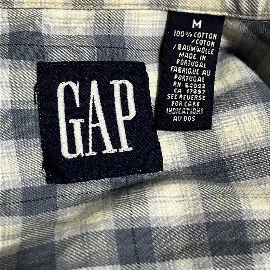 90s gap 빈티지 체크셔츠