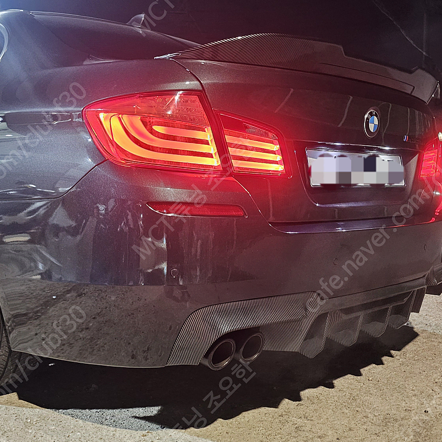 BMW F10 5시리즈 M5 앞뒤사이드 바디킷 컨버전 및 리어 디퓨저