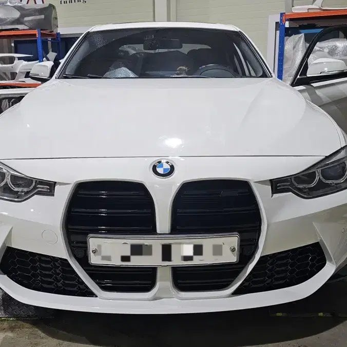 BMW F30 3시리즈 신형 M3 G80 바디킷 컨버전 앞범퍼만