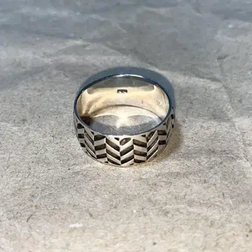 SILVER SCULPTURE RING #18.5