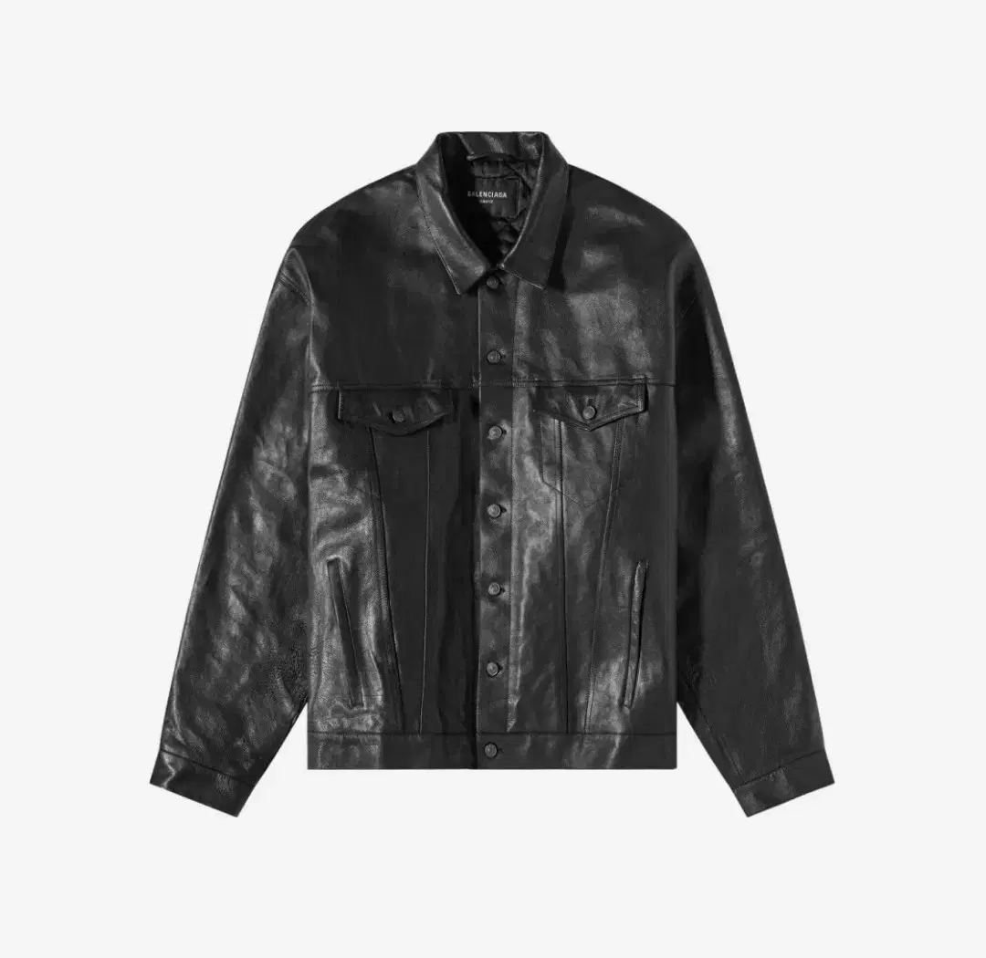 Balenciaga Buffalo leather jacket XS