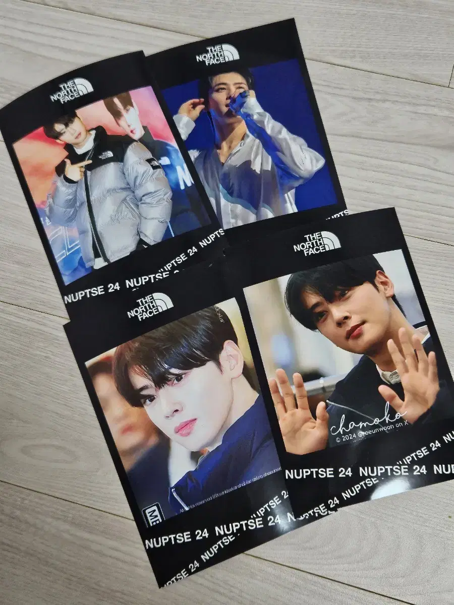 Cha Eunwoo The North Face Photo Card Set