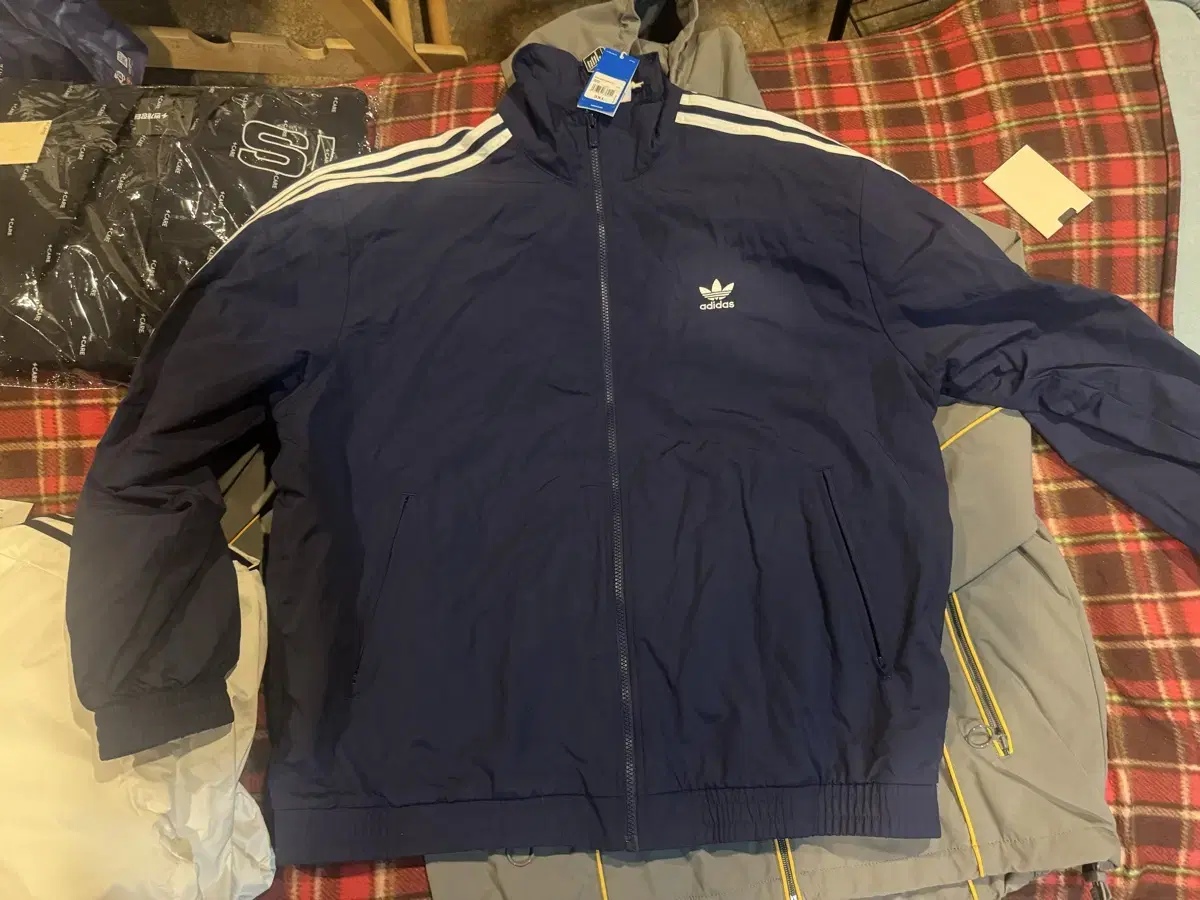 New XXXL Adidas Adidas AdColor Woven Firebird Tracktop Night Indigo