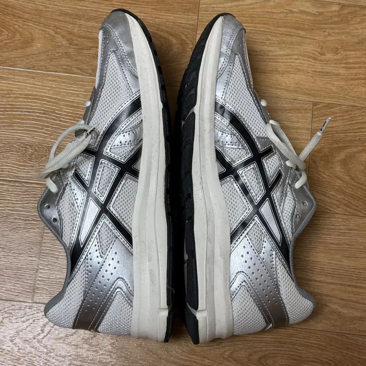 Asics Jog 100 S White Black-2E wide