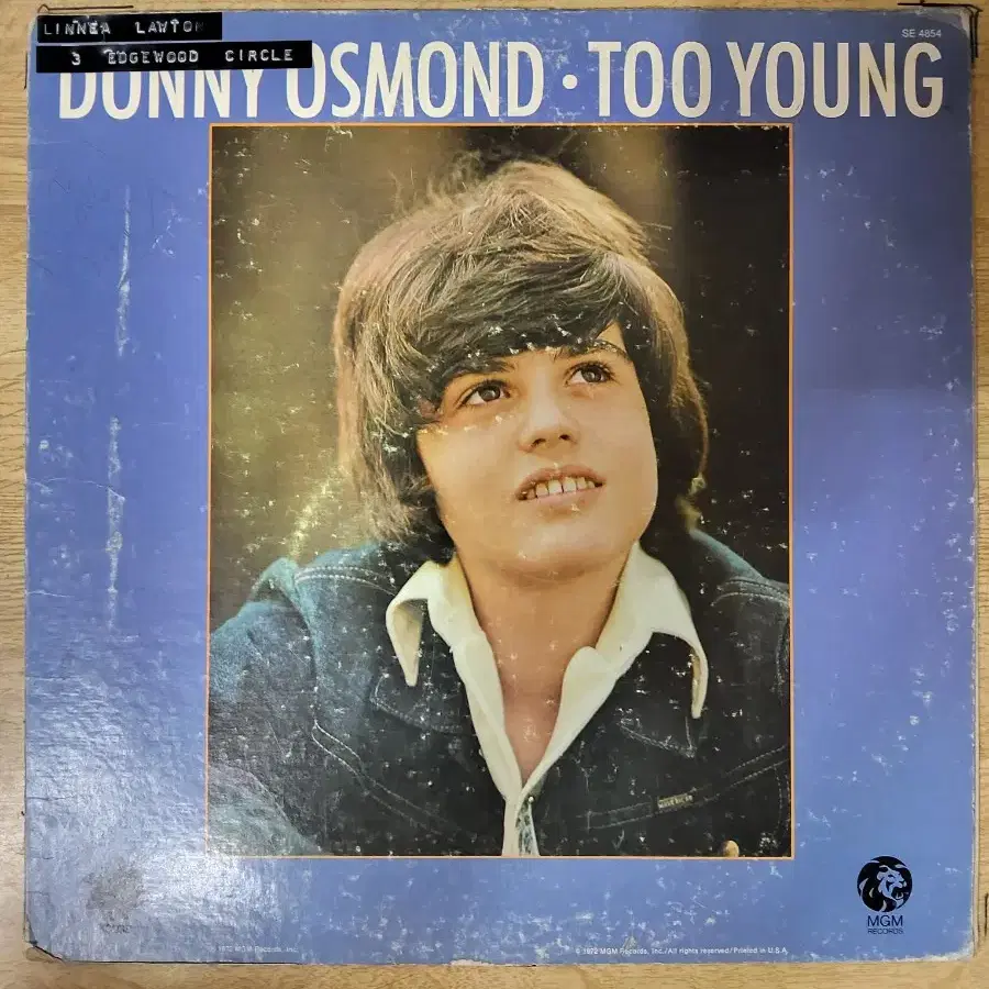 DONNY OSMOND 음반 t (LP 턴테이블 오디오 앰프