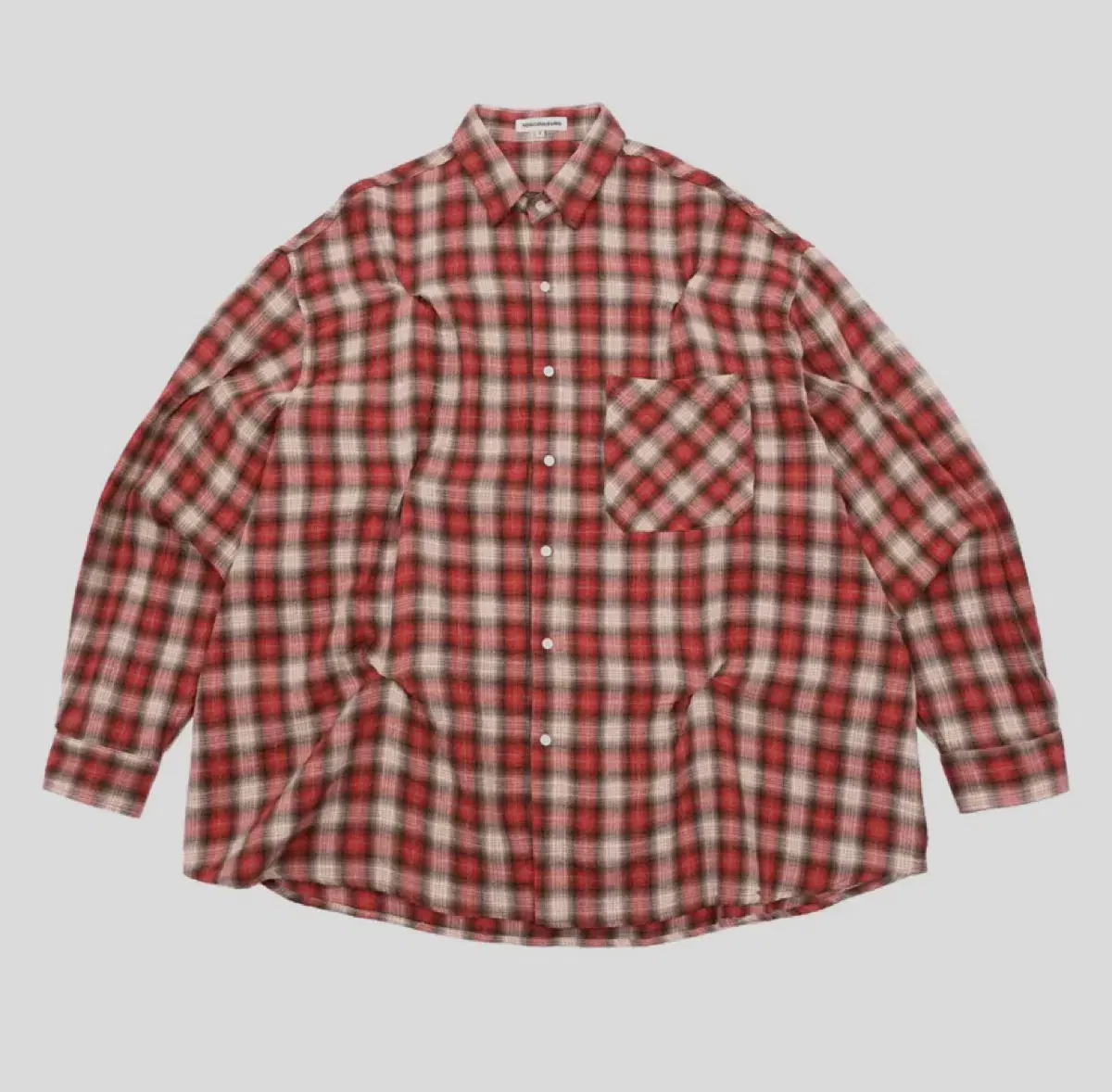 No Cools Check Bite Shirt Cherry 1 size