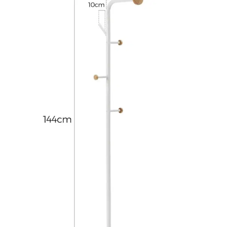 옷걸이 행거 인테리어 우드 흰색화이트